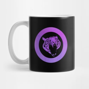 Roaring Tiger Line Drawing Mug